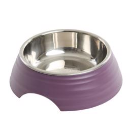 Buster Frosted Ripple Bowl Food Dusty Purple